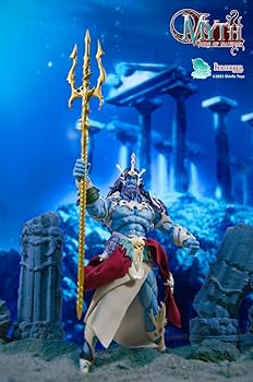 晨風Studio 万国の神々シリーズ海皇ポセイドン 1/12 アクションフィギュ 晨風Studio 万国の神々シリーズ海皇ポセイドン 1/12 アクション